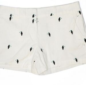 Ann Taylor Loft White Shorts with Toucans!